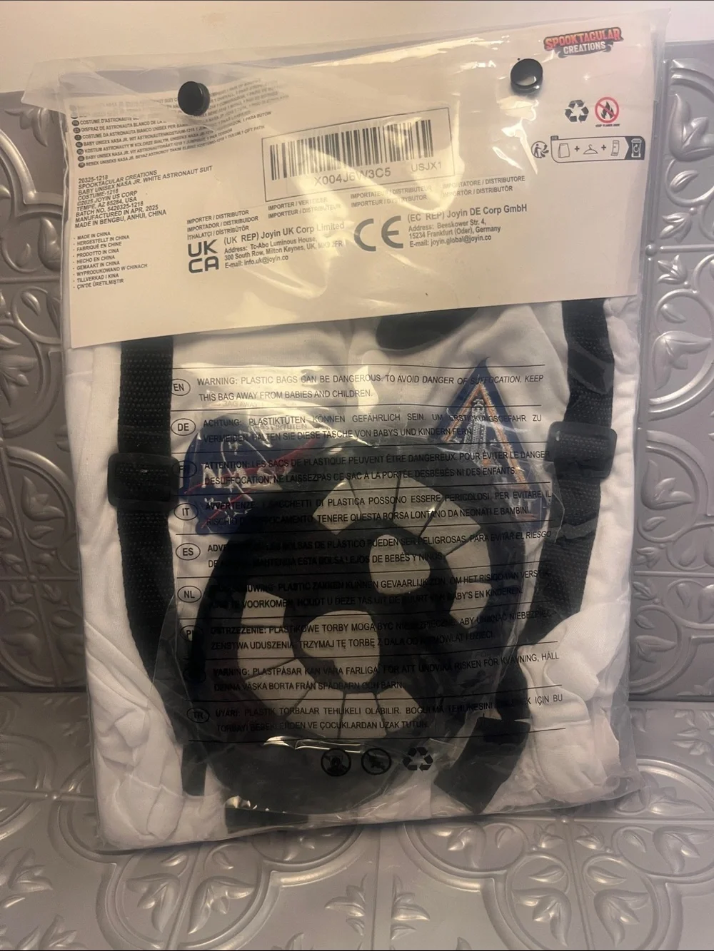 Baby Astronaut Costume - White